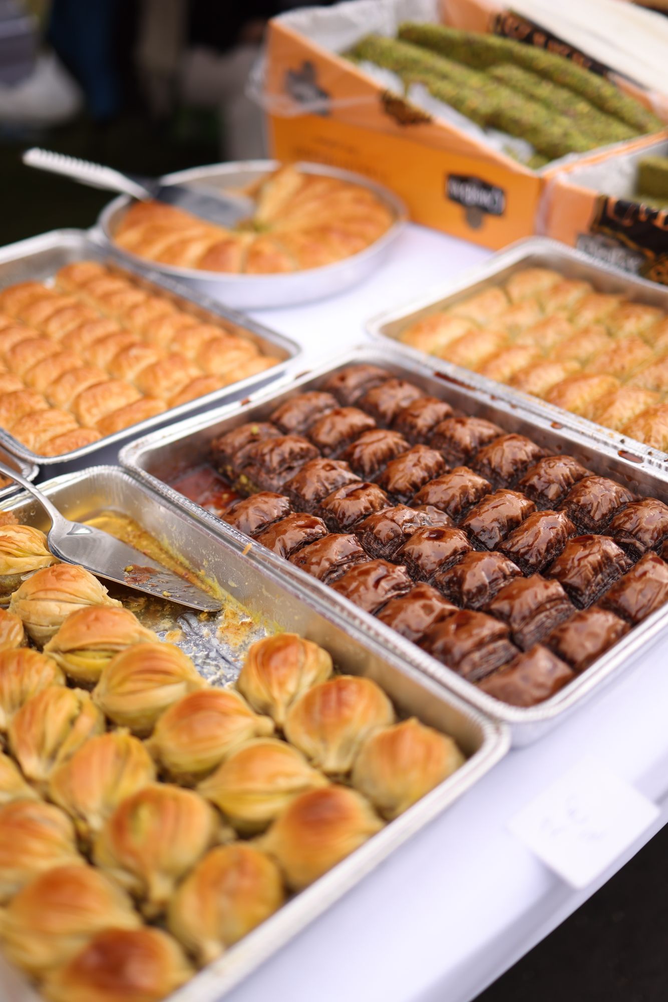 Assortiment van vers gebak